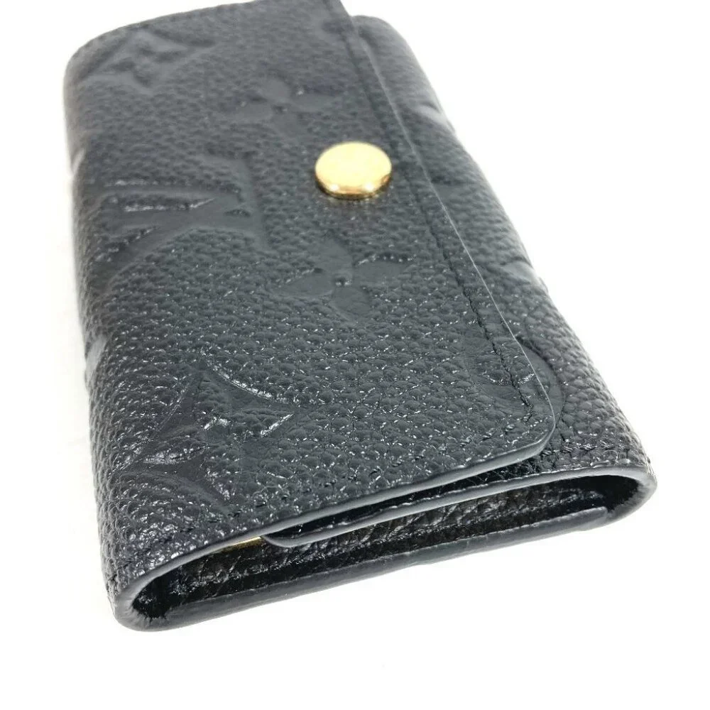LOUIS VUITTON M64421 MonogramEmpreinte Multicles 6 6P Key Case Black